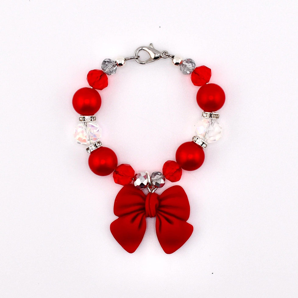 Simple Bow Charm Tumbler Handle Bracelet