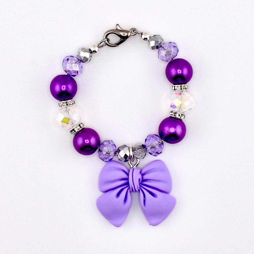 Simple Bow Charm Tumbler Handle Bracelet