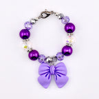 Simple Bow Charm Tumbler Handle Bracelet
