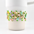 Pastel Flower Beaded Bracelet | Handmade Floral Stretch Jewelry | Spring Garden Charm