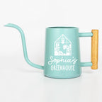 Metal Watering Can with Personalized Greenhouse Design