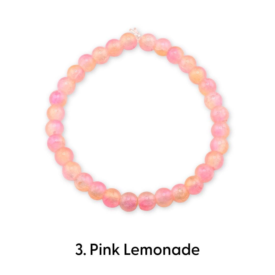 Mixed Color Beaded Stretch Bracelet | Minimalist Bead Stacking Bracelet