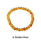 Mixed Color Beaded Stretch Bracelet | Minimalist Bead Stacking Bracelet
