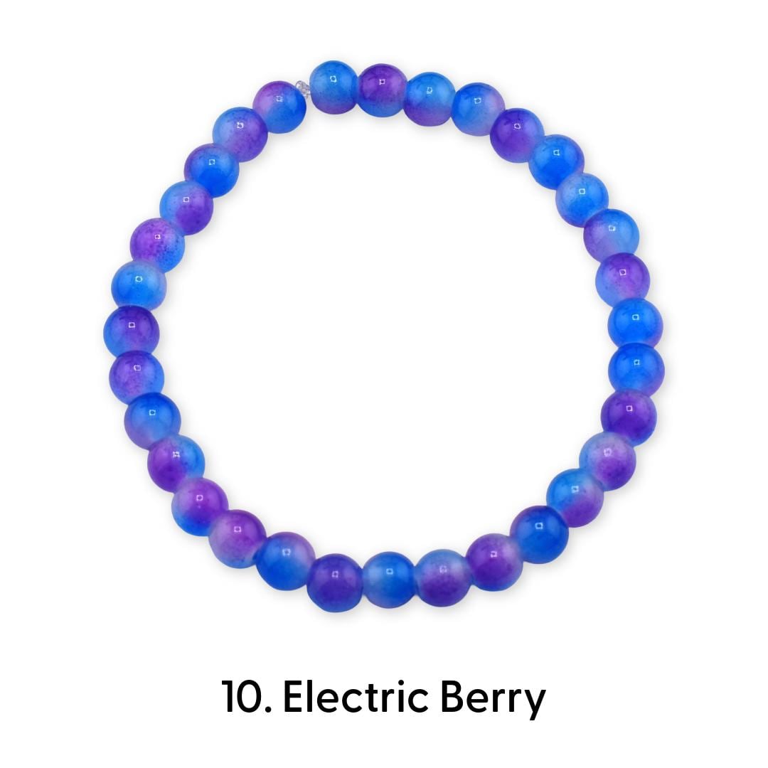 Mixed Color Beaded Stretch Bracelet | Minimalist Bead Stacking Bracelet