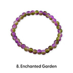 Mixed Color Beaded Stretch Bracelet | Minimalist Bead Stacking Bracelet
