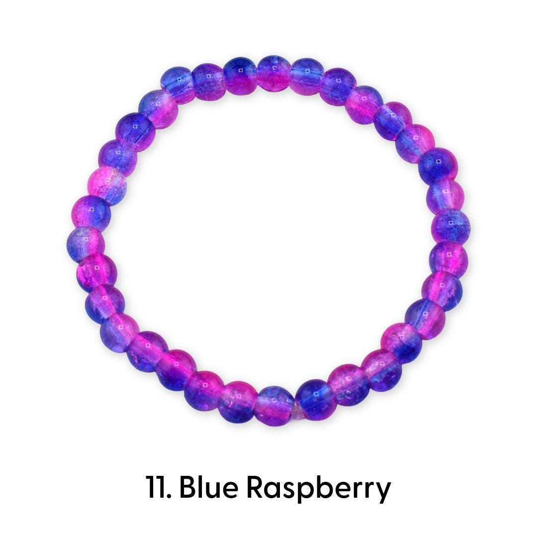 Mixed Color Beaded Stretch Bracelet | Minimalist Bead Stacking Bracelet