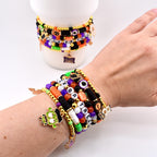Trick or Treat Bracelet Collection: Halloween Charm Bracelet Stack