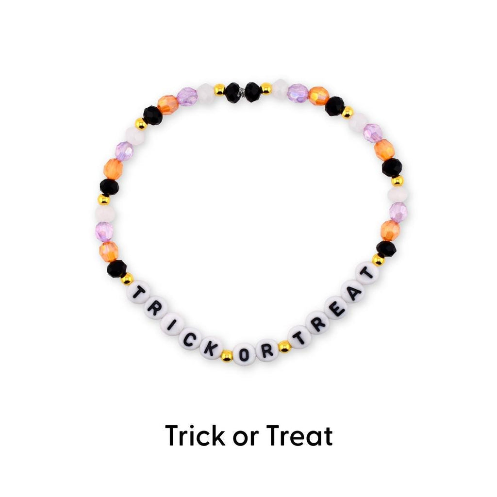 Trick or Treat Bracelet Collection: Halloween Charm Bracelet Stack