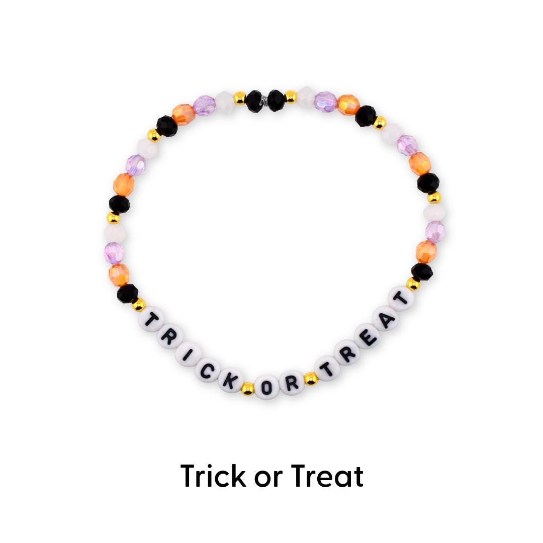 Trick or Treat Bracelet Collection: Halloween Charm Bracelet Stack