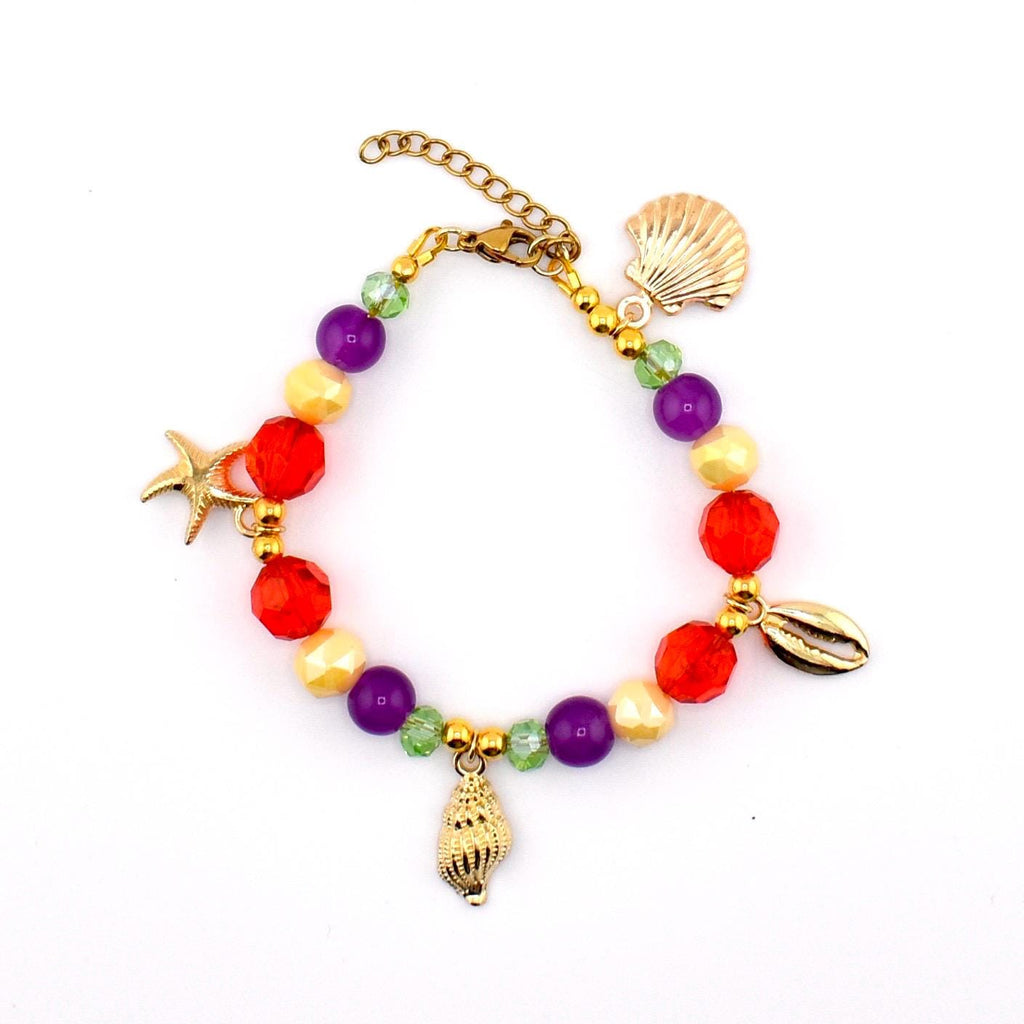 Princess Ariel Mermaid Necklace and Bracelet Set