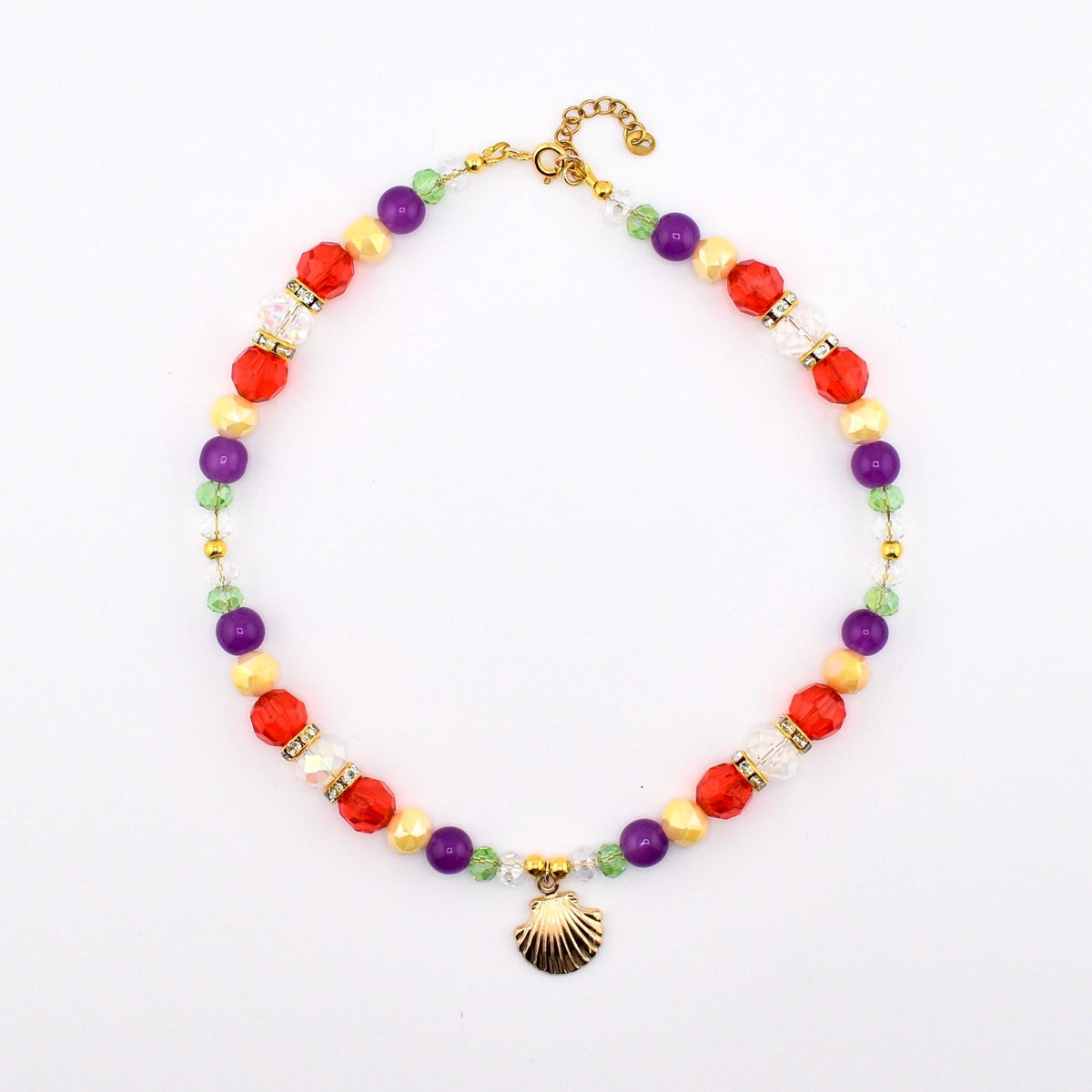 Princess Ariel Mermaid Necklace and Bracelet Set