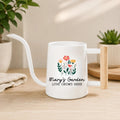 Personalized Boho Floral Watering Can | Metal Watering Can with Flowers and Custom Name or Word Design
