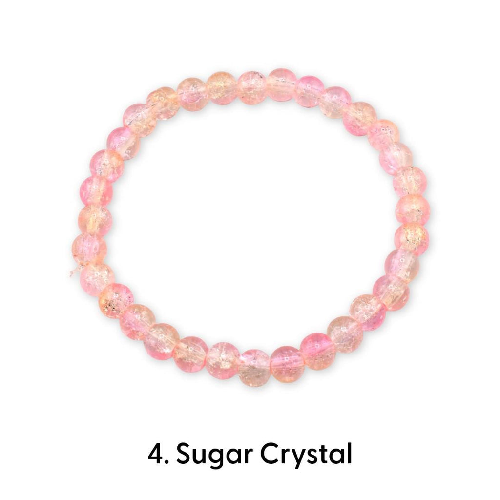 Mixed Color Beaded Stretch Bracelet | Minimalist Bead Stacking Bracelet