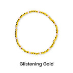 Blossom Gloss Bracelet Collection: Light Pink and Gold Stackable Bracelets