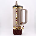 Bedrock Gloss Tumbler Straw Charm