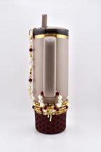Bedrock Gloss Tumbler Straw Charm