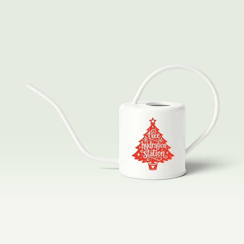 Christmas Tree Watering Can with Tree Hydration Station Design