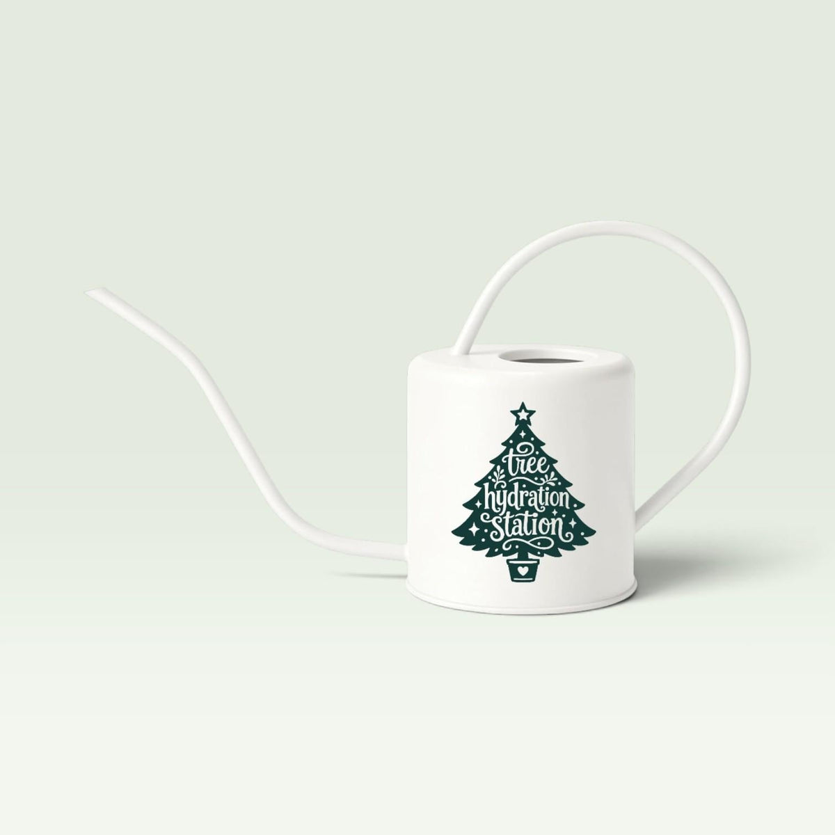 Christmas Tree Watering Can with Tree Hydration Station Design