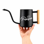 Metal Watering Can with Don't Hate Propagate and Monstera Leaf Design