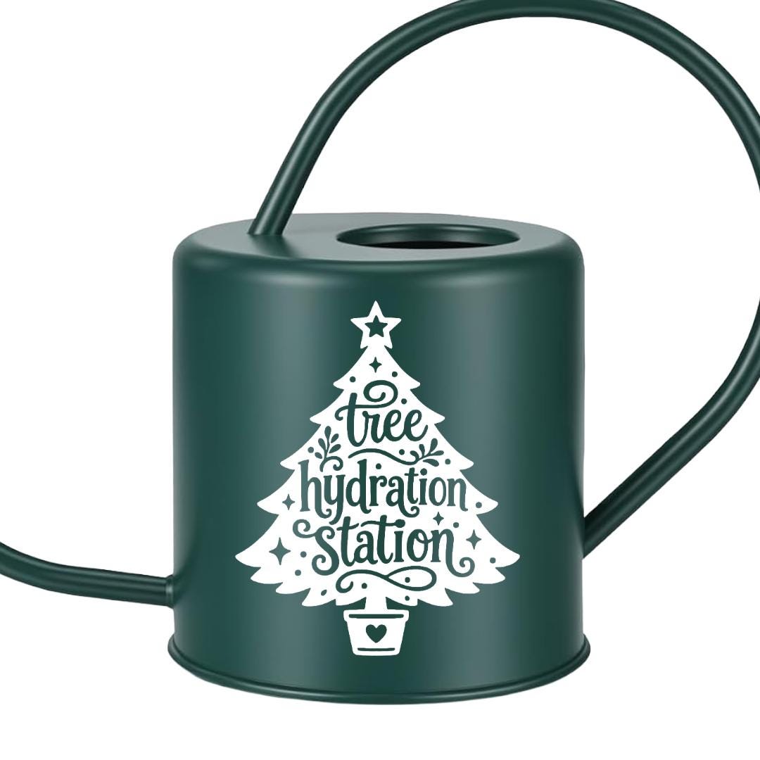 Christmas Tree Watering Can with Tree Hydration Station Design