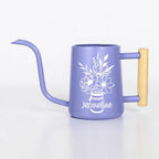 Watering Can with Personalized Name or Word and Floral Bouquet in Mason Jar Design