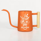 Watering Can with Personalized Name or Word and Floral Bouquet in Mason Jar Design