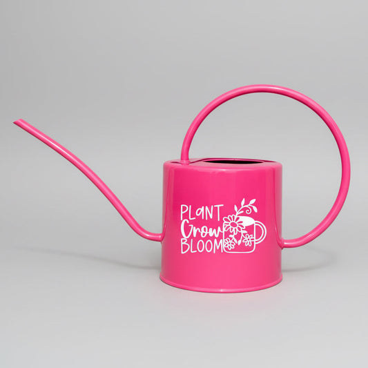 Pink watering can gift