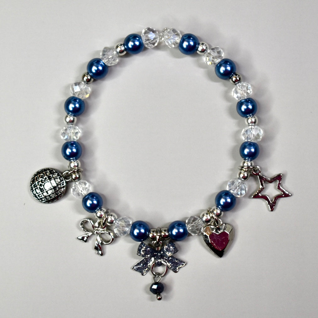 Starry Disco Charm Necklace for Labubu Dolls