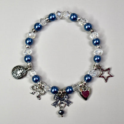 Starry Disco Charm Necklace for Labubu Dolls